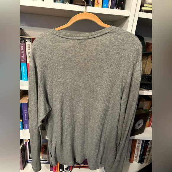 Alfani Gray Long Sleeve Pullover Sweater - Picture 3 of 3